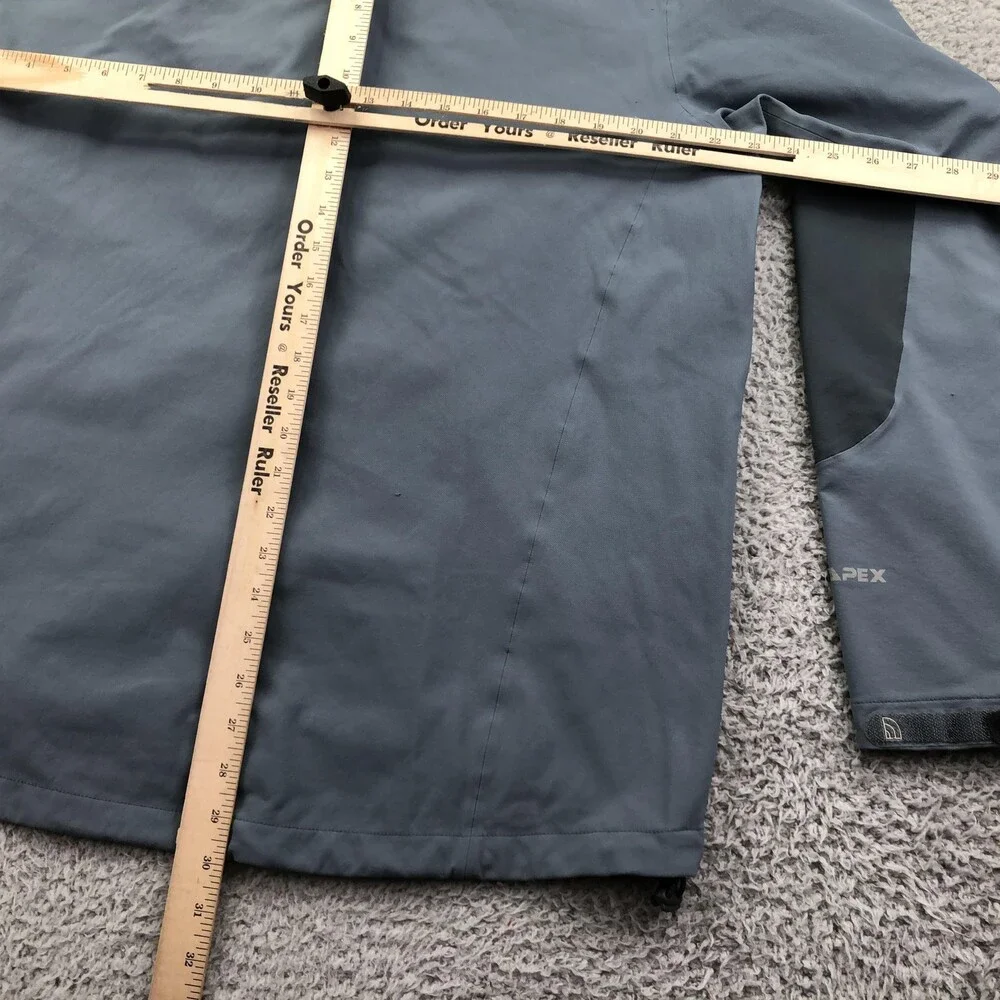 The North Face Jacket Mens XL Gray Softshell Full Zip Summit Series Windbreaker